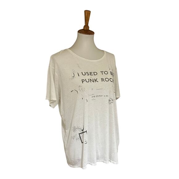 R13 Punk Rock Scribble Boy Graphic T-Shirt Japanese Jersey – Small - Picture 3 of 8